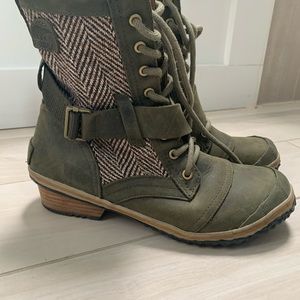 Green Sorel Boots